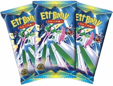 Chinese Collectable Cards - 3 Packs of Pokemon Eif Baby 2.0