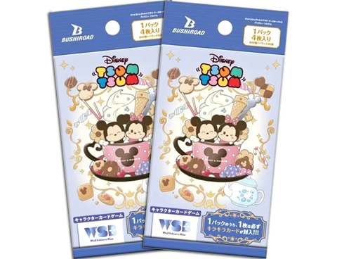 Weiss Schwarz Blau - 2 Packs of Blau Disney Tsum Tsum