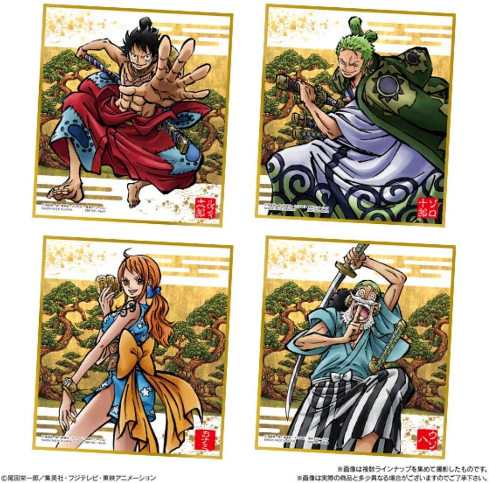 One Piece - 1 Pack One Piece Shikishi Art Board Pokemon BariBari Japan One Piece - 1 Pack One Piece Shikishi Art Board Pokemon BariBari Japan