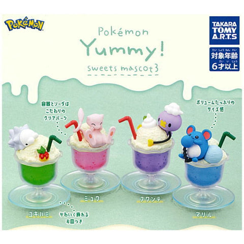 Gachapon Machine - Pokemon Yummy Sweets Mascots 3 Gachapon