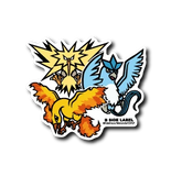 Articuno, Zapdos & Moltres BSide Sticker 