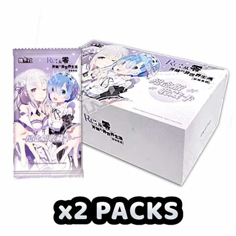 Card Fun Trading Cards - 2 Packs of Re:Zero