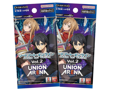 Bandai Union Arena - 2 Packs of Sword Art Online Vol. 2 [EX08BT]
