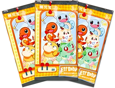 Chinese Collectable Cards - 3 Packs of Pokemon Eif Baby