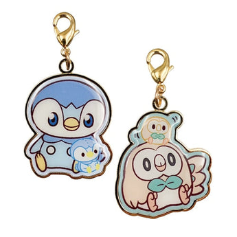 Pokepeace Metal Charms, Piplup & Rowlet