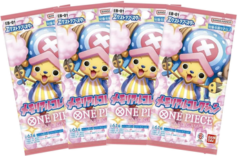 One Piece Card Game - 4 Packs of One Piece Memorial Collection EB-01