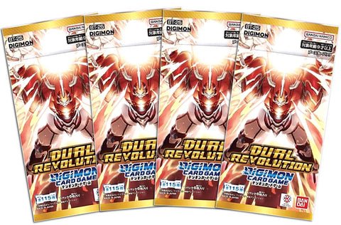 Digimon Card Game - 4 Packs of Duel Revolution [BT-25]