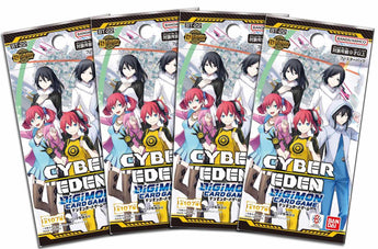 Digimon Card Game - 4 Packs of Cyber Eden [BT-22]
