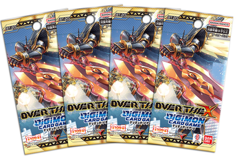 Digimon Card Game - 4 Packs of Over The X [BT-20]