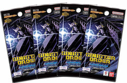 Digimon Card Game - 4 Packs of Sinister Order [EX-10]