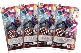 Gundam Card Game - 4 Packs of Newtype Rising [GD01]