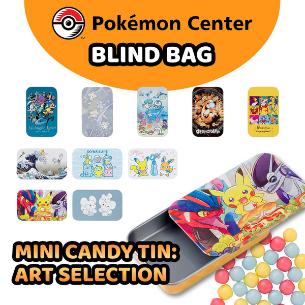 Pokemon Center Blind Bag - Pokemon Art Selection Candy Tin