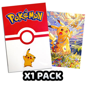 Chinese Collectable Cards - 1 Pack of Pokemon Paper Carvings
