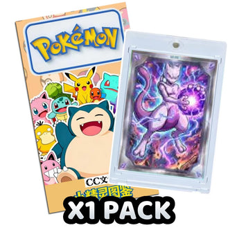 Chinese Collectable Cards - 1 Pack of Pokemon CC Culture Metal Cards