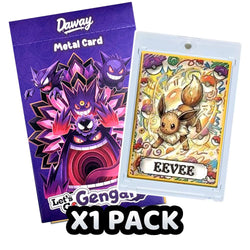 Chinese Collectable Cards - 1 Pack of Pokemon Daway Metal Cards Vol. 2