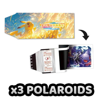 Chinese Collectable Cards - 3 Packs of Pokemon Polaroids JUNYI