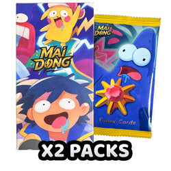 Chinese Collectable Cards - 2 Packs of Pokemon Mai Dong Funny Cards