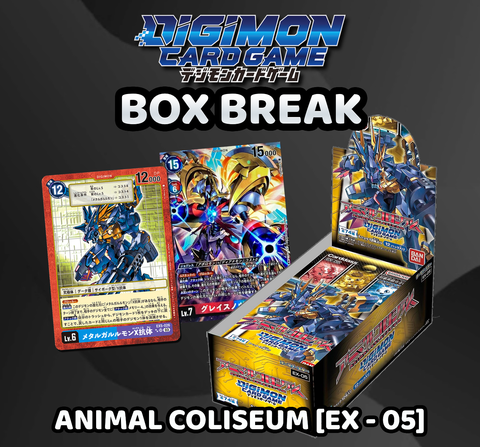 Digimon Trading Card Game - Animal Coliseum [EX-05] Box Break (12 Packs) #2