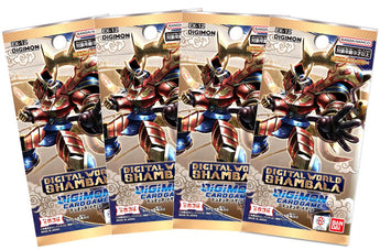 Digimon Card Game - 4 Packs of Digital World Shambala [EX-12]