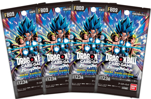 Dragon Ball Super Card Game - 4 Packs of Fusion World DUAL EVOLUTION [FB09]