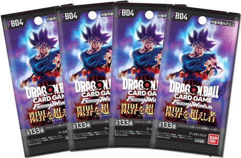 Dragon Ball Super - 4 Packs of Fusion World ULTRA LIMIT [FB04]