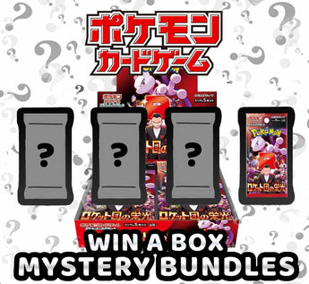 Pokemon Trading Card Game - 4 Pack Glory of Team Rocket Win a Box Mystery Bundles Set 1