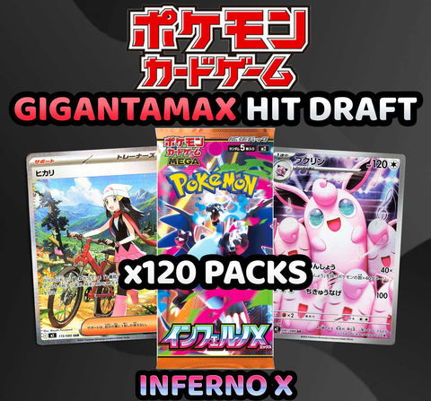 Pokemon Trading Card Game - GIGANTAMAX Inferno X Hit Draft Break (120 Packs) #1