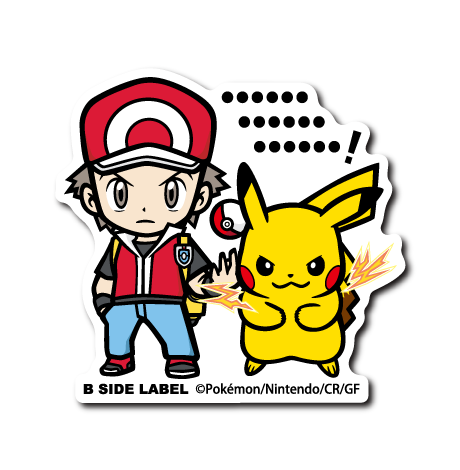 Red & Pikachu BSide Sticker 