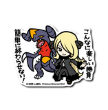 Cynthia & Garchomp BSide Sticker 