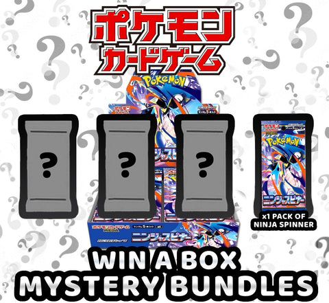 Pokemon Trading Card Game - 4 Pack Ninja Spinner Win a Box Bundles
