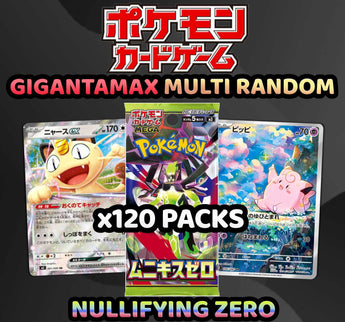 Pokemon Trading Card Game - GIGANTAMAX Nullifying Zero Multi Random Type Break (120 Packs) #1