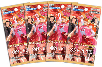 One Piece Card Game - 4 Packs of Heroines Edition EB-03