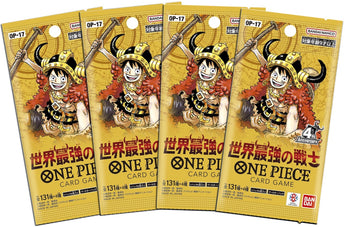 One Piece Card Game - 4 Packs of The World's Strongest Warriors [OP-17]