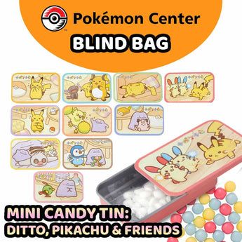 Pokemon Center Blind Bag - Ditto, Pikachu & Friends Candy Tin