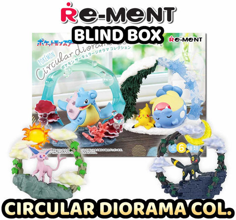 Rement Blind Box - Pokemon Circular Diorama Collection Figures
