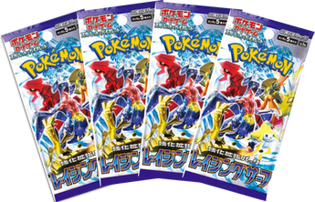 Pokemon Trading Card Game - 4 Packs of Raging Surf