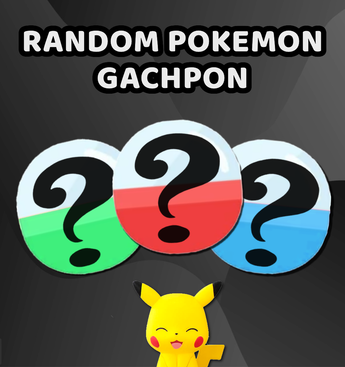 Gachapon Machine - Random Pokemon Gachapon