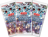 Yu Gi Oh - 3 Packs of Revolution Booster Toon Witchcrafter Unchained