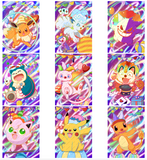 Chinese Collectable Cards - HALLOWEEN 1 Pack of Pokemon Comic Art Vol. 2
