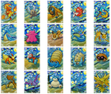 Chinese Collectable Cards - HALLOWEEN 1 Pack of Pokemon Comic Art Vol. 3