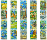 Chinese Collectable Cards - HALLOWEEN 1 Pack of Pokemon Comic Art Vol. 3