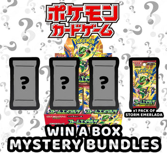 Pokemon Trading Card Game - 4 Pack Storm Emeralda Win a Box Bundles