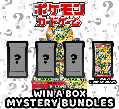 Pokemon Trading Card Game - 4 Pack Storm Emeralda Win a Box Bundles