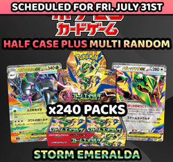 Pokemon Trading Card Game - HALF CASE PLUS Storm Emeralda Multi Random Type Break (240 Packs) #1