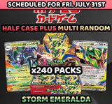 Pokemon Trading Card Game - HALF CASE PLUS Storm Emeralda Multi Random Type Break (240 Packs) #1