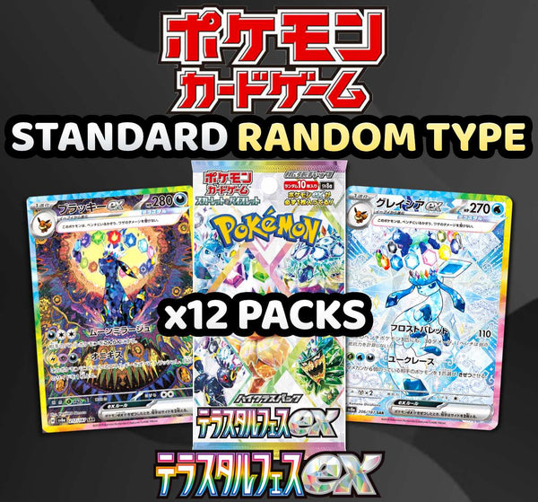 Pokemon Trading Card Game - STANDARD Terastal Festival Random Type Break (12 Packs) #6