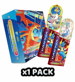 Chinese Collectable Cards - 1 Pack of Pokemon Mega Crystal Slab
