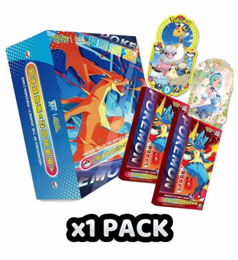 Chinese Collectable Cards - 1 Pack of Pokemon Mega Crystal Slab