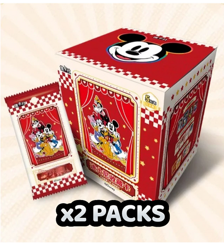 Card Fun Trading Cards - 2 Packs of Disney Mickey Mouse Platinum