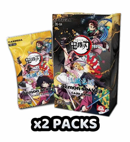 Chinese Collectible Cards - 2 Packs of Carreda Demon Slayer